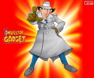 Puzle Inspektor Gadget je oblečen jako slavný inspektor Closeau