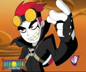 Puzle Jack Spicer, arogantní padouch, který v robotice inženýrství