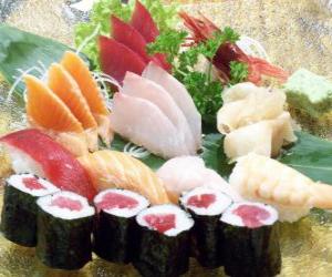 Puzle Japonská kuchyně Sushi
