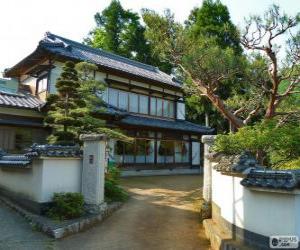 Puzle Japonské tradiční dům