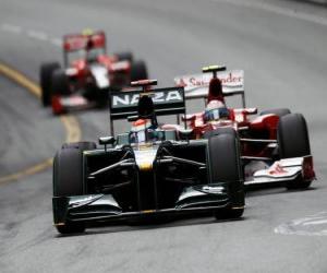 Puzle Jarno Trulli - Lotus - Monte-Carlo 2010