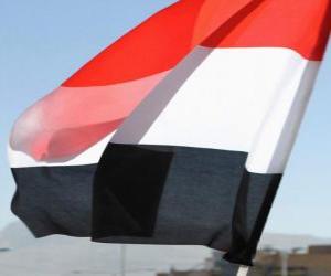 Puzle Jemen vlajka
