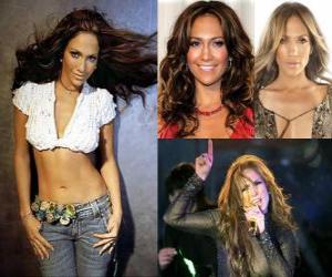 Puzle Jennifer Lopez je herečka, zpěvačka, tanečnice, módní návrhářka a USA