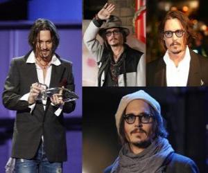 Puzle Johnny Depp je americký herec.