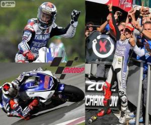 Puzle Jorge Lorenzo, mistr světa 2012 MotoGP