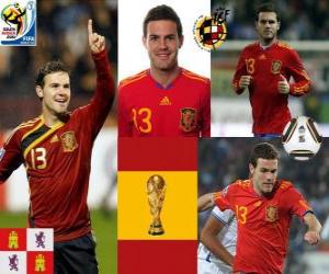 Puzle Juan Mata (kotník Magic) španělského národního týmu vpřed