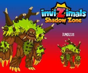 Puzle Jungleus. Invizimals Shadow Zone. Strážný duch lesa