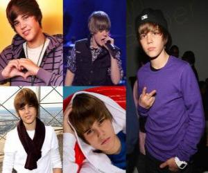 Puzle Justin Bieber je kanadská pop zpěvačka.