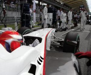 Puzle Kamui Kobayashi - BMW Sauber - Sepang 2010