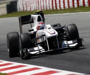 Puzle Kamui Kobayashi - BMW Sauber - Barcelona 2010