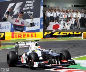 Puzle Kamui Kobayashi - Sauber - Grand Prix Japonska 2012, 3. klasifikované