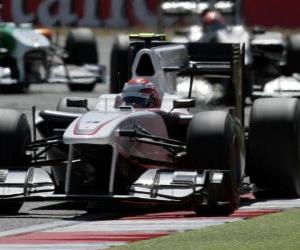 Puzle Kamui Kobayashi-Sauber - Silverstone 2010