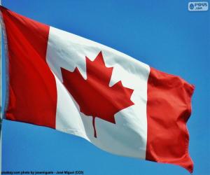 Puzle Kanadská vlajka