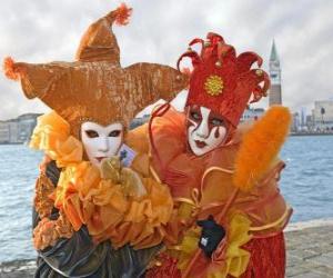 Puzle Karneval v Benátkách