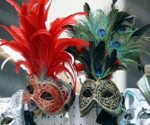 Puzle Karnevalové masky
