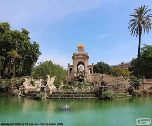 Puzle Kaskáda Parc de la Ciutadella, Barcelona