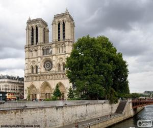 Puzle Katedrála Notre-Dame, Paříž