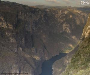 Puzle Kaňon Sumidero, Mexiko