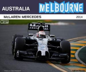 Puzle Kevin Magnussen - McLaren - Grand Prix Austrálie 2014, svírající klasifikované