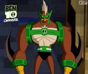 Puzle Kickin Hawk, Ben 10 Omniverse