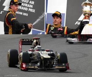 Puzle Kimi Raikkonen - Lotus - Grand Prix Bahrajn (2012) (2. místo)