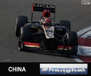 Puzle Kimi Räikkönen - Lotus - 2013 čínské Grand Prix, klasifikované 2.