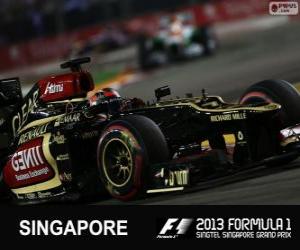 Puzle Kimi Räikkönen - Lotus - 2013 Grand Prix Singapuru, 3 klasifikované
