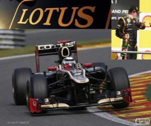 Puzle Kimi Räikkönen - Lotus - Grand Prix Belgie 2012, 3 ° klasifikované
