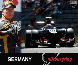 Puzle Kimi Räikkönen - Lotus - Grand Prix Německa 2013, 2 ° klasifikované