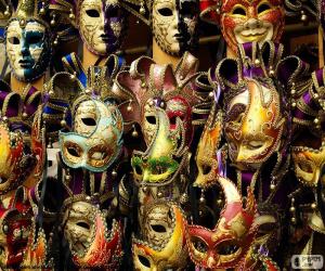 Puzle Klasický karnevalové masky