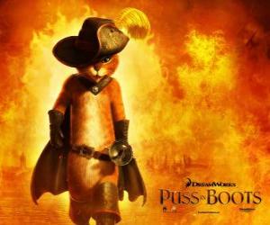 Puzle Kocour v botách, protagonista nového filmu DreamWorks