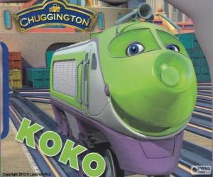 Puzle Koko, elektrická lokomotiva z Chuggington