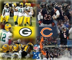 Puzle Konečné 2010-11 NFC mistrovství, Green Bay Packers vs Chicago Bears