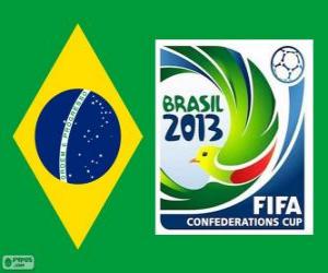 Puzle Konfederační pohár FIFA 2013 (Brazílie)