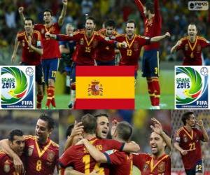 Puzle Konfederační pohár FIFA 2013 Španělsko