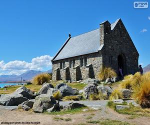 Puzle Kostel dobrého Pastýře, Nový Zéland