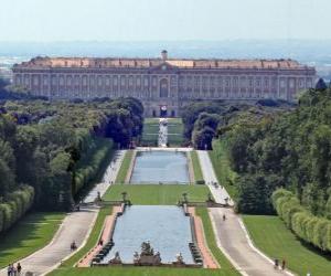 Puzle Královský palác Caserta, Itálie