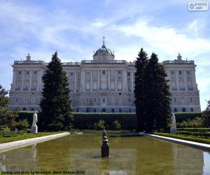 Puzle Královský palác v Madridu