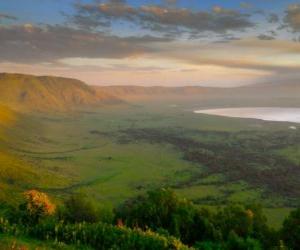 Puzle Kráteru Ngorongoro, Ngorongoro, Tanzánie