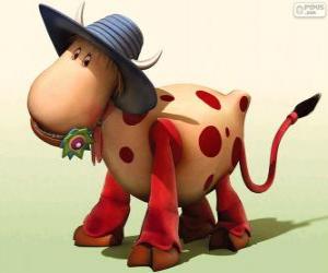 Puzle Kráva Ermintrude, jedna z postav od Magic Roundabout