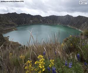 Puzle Laguna Quilotoa, Ekvádor