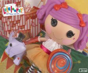 Puzle Lalaloopsy panenka, Peanut Big Top s její pet, slon