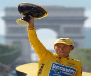 Puzle Lance Armstrong drobet trofej