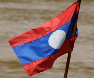 Puzle Laoská vlajka