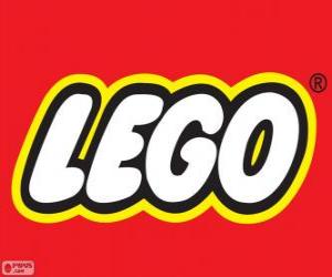 Puzle Lego logo, stavební hračky