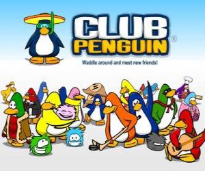 Puzle Legrační tučňáci z Club Penguin