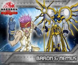 Puzle Leltoy Baron a jeho Bakugan Nemus