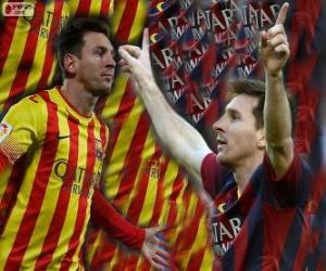 Puzle Leo Messi, nejlepší střelec v historii FC Barcelona