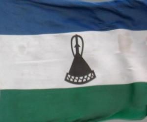 Puzle Lesothská vlajka