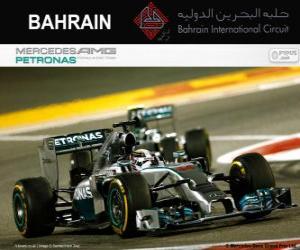 Puzle Lewis Hamilton 2014 Bahrajn Grand Prix vítěz